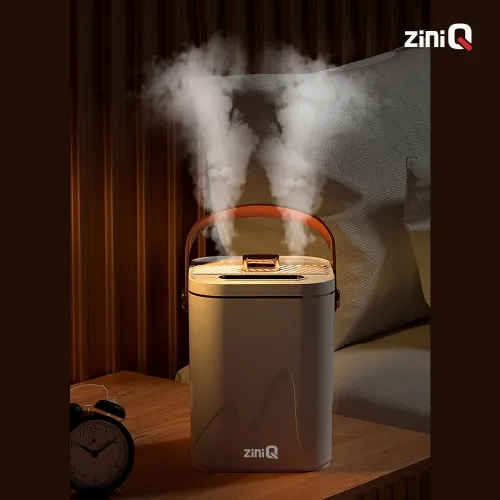 [지니큐] 대용량 LED 무드등 초음파 듀얼 가습기 1800mL ZQ-HM1800D (업체별도 무료배송)
