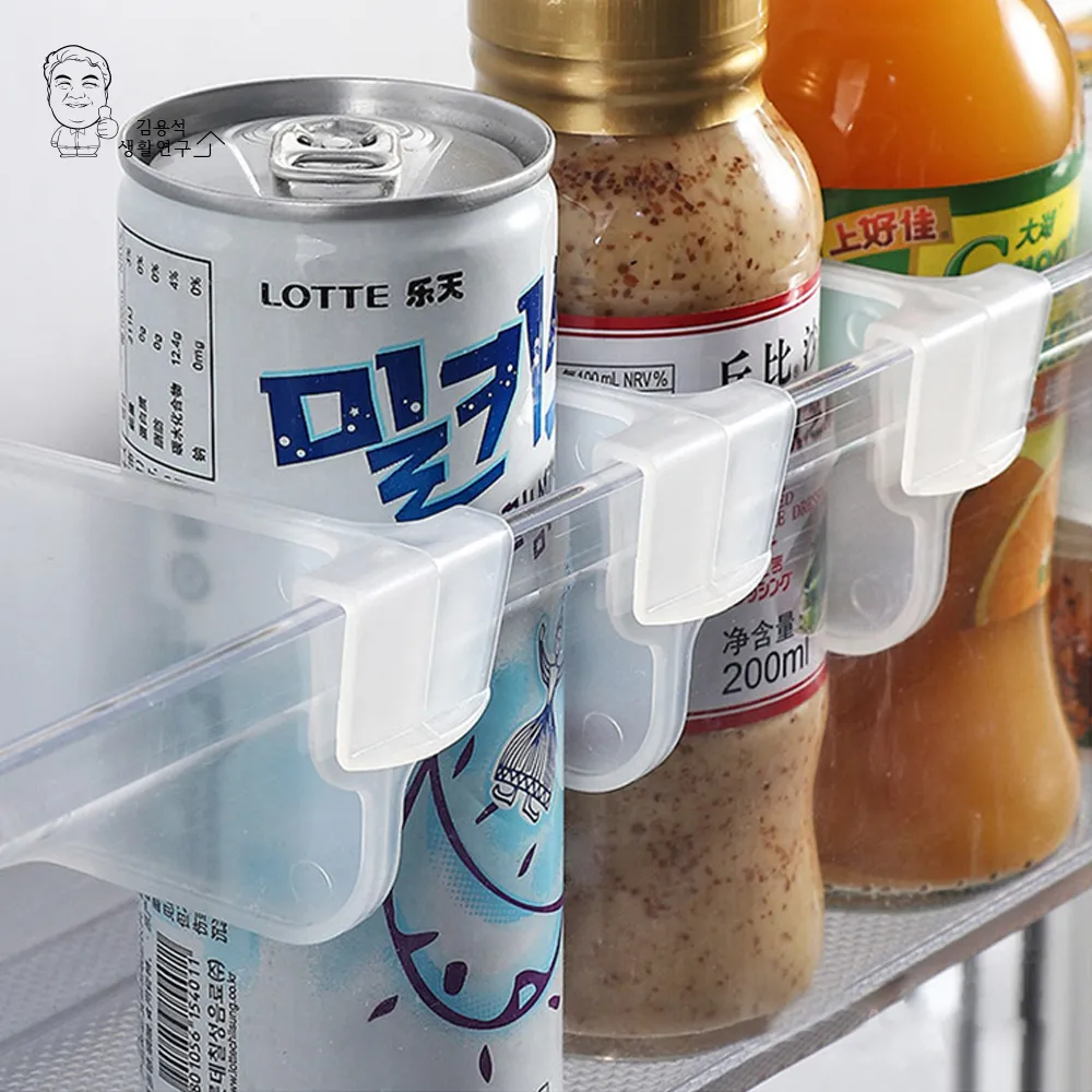 주방 냉장고 정리 칸막이 파티션 홀더 공간활용 4개입 (업체별도 무료배송)