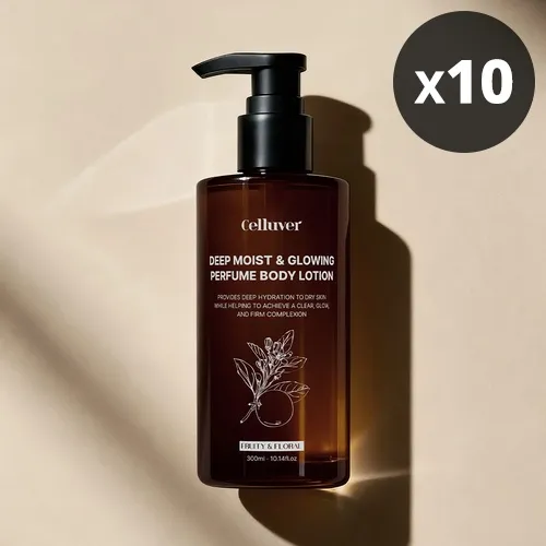 [셀러버] 딥 모이스트＆글로잉 퍼퓸 바디로션 300ml x 10개 (업체별도 무료배송)