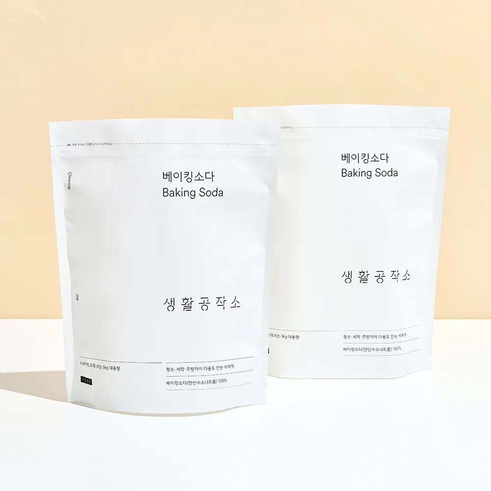 [1+1] [생활공작소] 천연세정제 3Kg (베이킹소다&과탄산소다) (업체별도 무료배송)