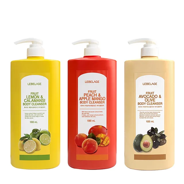 [르베라쥬] 후르츠 바디클렌저 1000ml (3종 중 선택)(업체별도 무료배송)