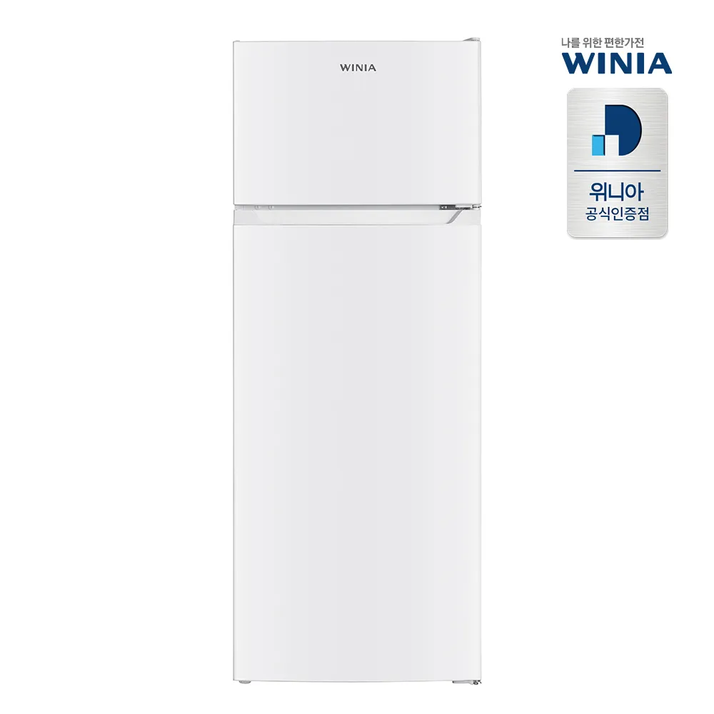 [위니아] 일반형 냉장고 205리터 RBA120SW1MT9 화이트(업체별도 무료배송)