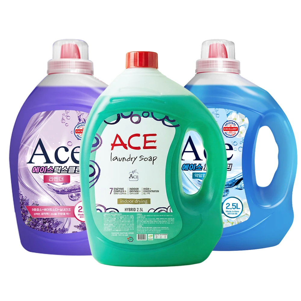 [터치] 에이스 고농축 중성 세탁세제2.5L x 4개 외 3종 모음전 (업체별도 무료배송)