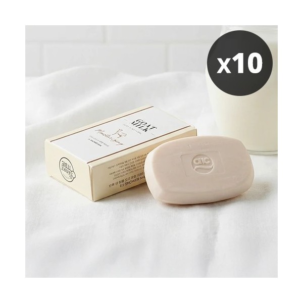 [샤워메이트] 뉴 산양유 비누 80g x 10개 (무료배송)