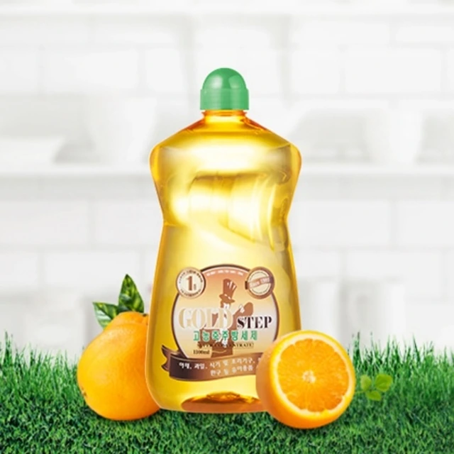 [골드스텝] 고농축 1종 주방세제 1100ml x 4개(업체별도 무료배송)