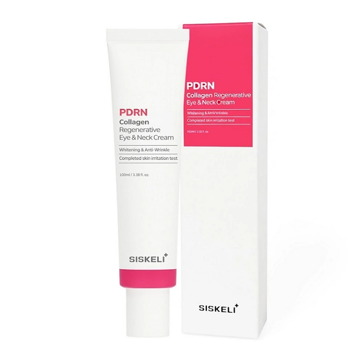 [시스켈리] PDRN 콜라겐 리제너리티브 아이 앤 넥 크림 100ml (미백/주름개선 기능성)(업체별도 무료배송)