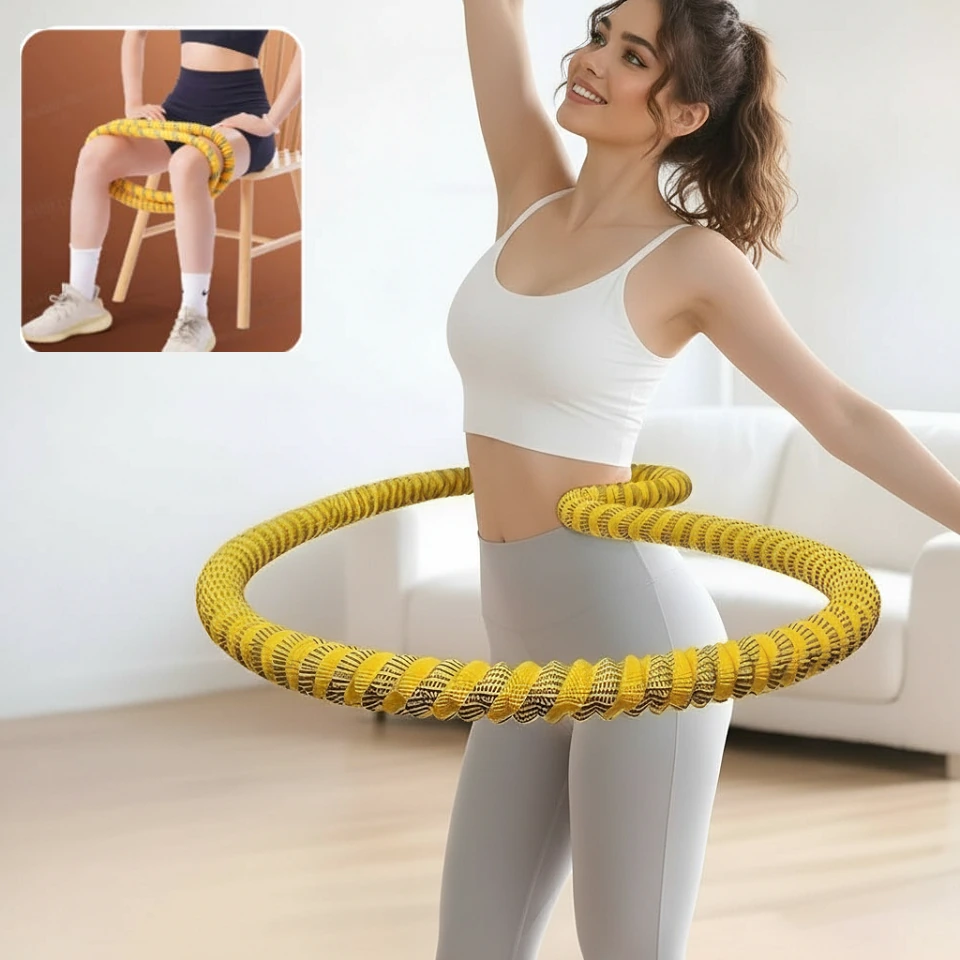 다이어트 스프링 훌라후프 1.5kg 뱃살고민 해결!! 다용도 운동기구 (업체별도 무료배송)