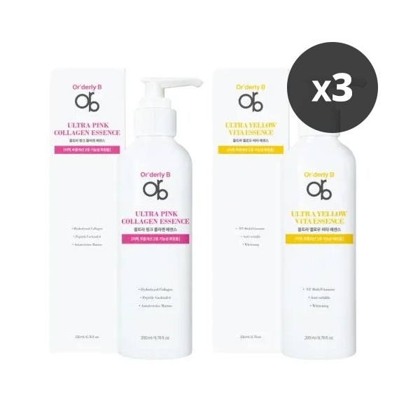 [ORB] 울트라 콜라겐/비타민 에센스 200ml x 3개(2종 중 선택)(무료배송)