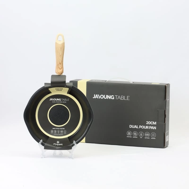 [JAYOUNG TABLE] 자영 듀얼포어 인덕션 프라이팬 20cm(베이지) 외 3종(업체별도 무료배송)