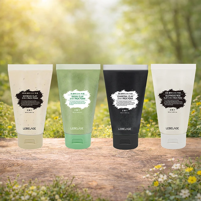 [르베라쥬] 클레이 2in1 팩 폼 120ml x 1개/3개/5개 (4종 중 선택)(업체별도 무료배송)