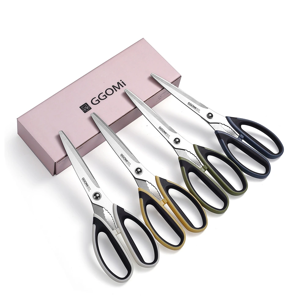 꼬미 사색 컬러 주방가위 전용케이스포장 4개입 1세트 북유럽컬러 (업체별도 무료배송)