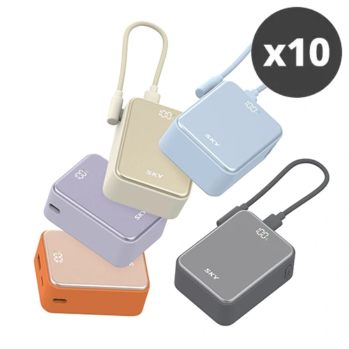 [대량구매관][스카이] 필 큐브 CCC인증 20W 고속 충전 보조배터리 10000mAh x 10개 A10 (압체별도 무료배송)