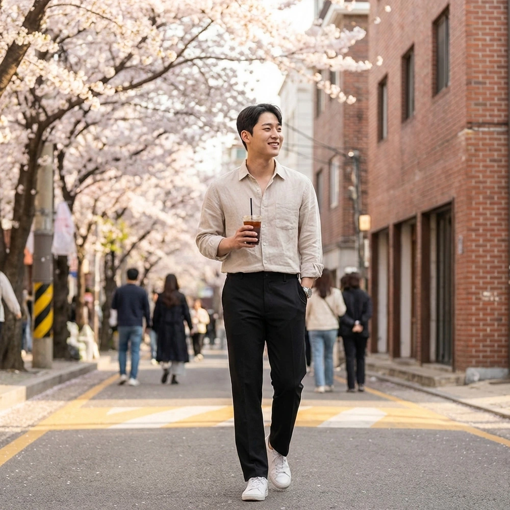 남성 S/S 편안한 데일리룩 허리밴드 바지 (업체별도 무료배송)