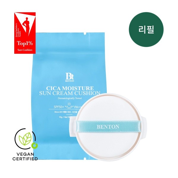 [벤튼] 시카 수분 선쿠션 리필 15g (자외선차단 기능성)(업체별도 무료배송)