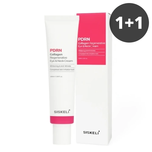 [1+1][시스켈리] PDRN 콜라겐 리제너리티브 아이＆넥 크림 100ml (미백/주름개선 기능성)(업체별도 무료배송)