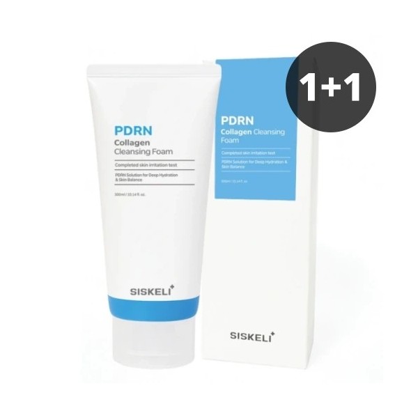 [1+1][시스켈리] PDRN 콜라겐 클렌징 폼 300ml (업체별도 무료배송)