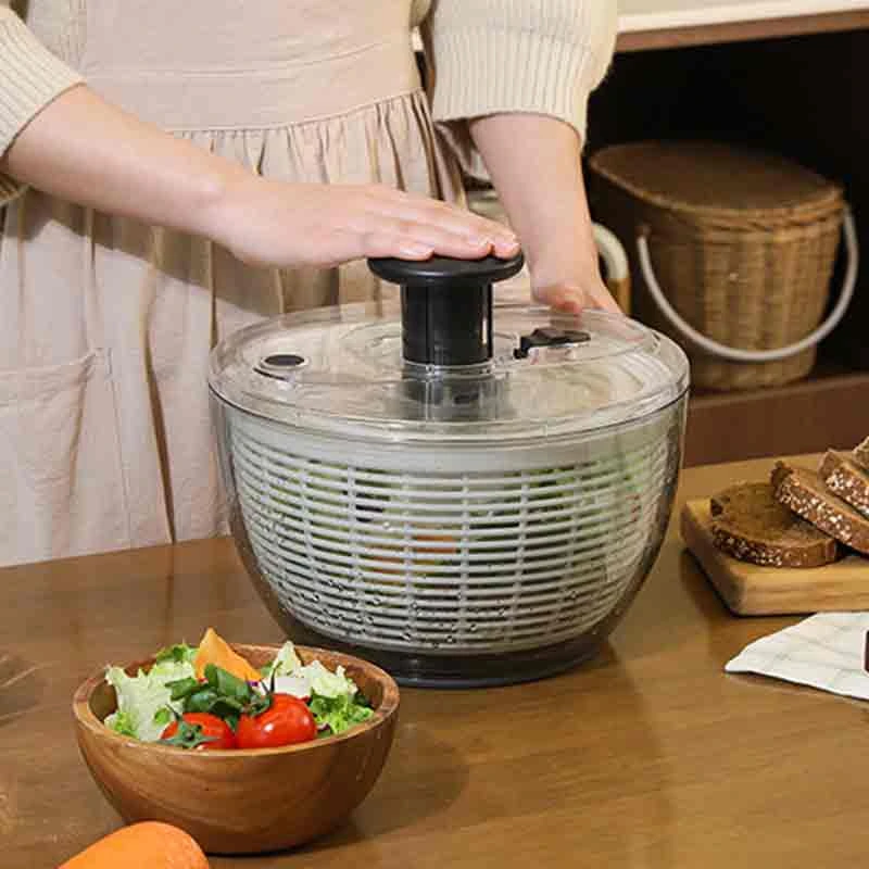 [케어프린] 자동스핀 야채탈수기 (업체별도 무료배송)