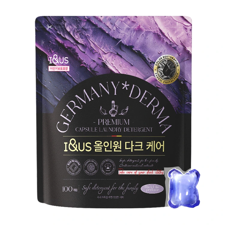 [아이앤어스] 다크케어 세탁 캡슐세제(100개입)(블랙라일락)(업체별도무료배송)