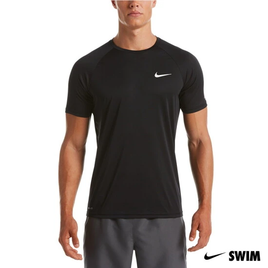 [NIKE] 나이키 남자래쉬가드 에센셜 숏 슬리브 하이드로가드 스윔티 NESSA586-001 (업체별도 무료배송)