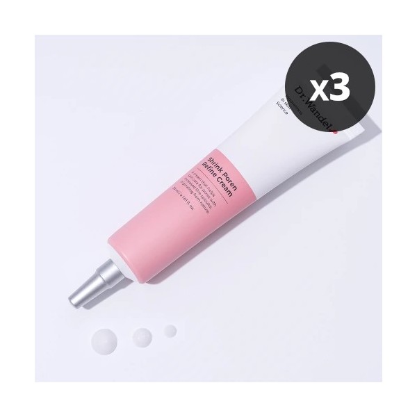 [닥터완델] 슈링 포렌 리파인 모공케어 크림 30ml x 3개 (2중 스피큘)(미백/주름개선 기능성)(독일산 아텔로 콜라겐 함유)(무료배송)