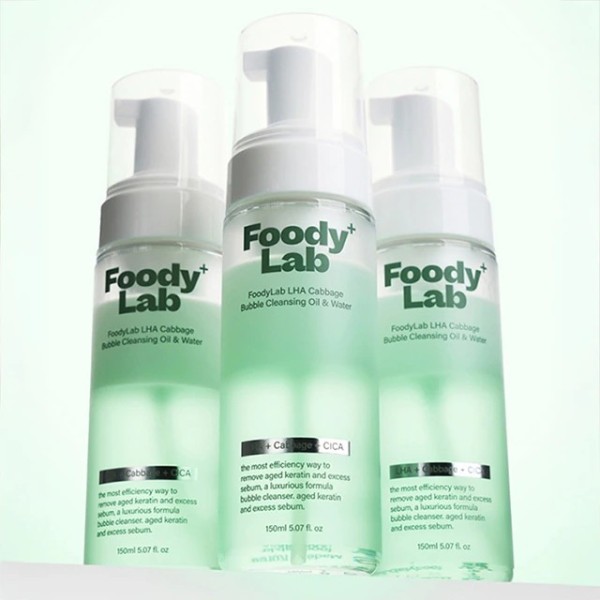 [푸디랩] 캐비지 라하 버블 클렌징 오일앤워터 150ml (3개이상 구매가능)(업체별도 무료배송)