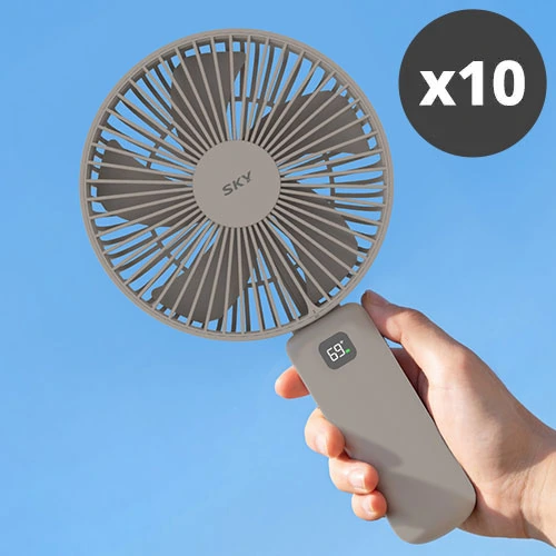 [대량구매관][스카이] 와이드 빅팬 2in1 휴대용 선풍기 x 10개 W15 (스트랩 세트) (업체별도 무료배송)