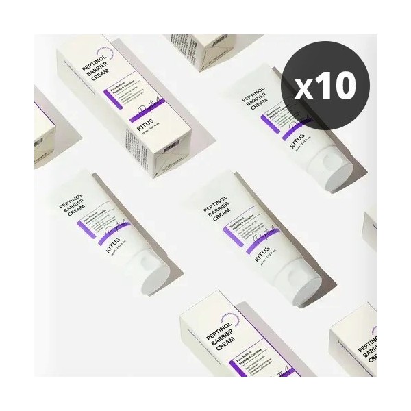 [킷어스] 펩티놀 베리어 크림 60ml x 10개 (미백/주름개선 기능성)(무료배송)