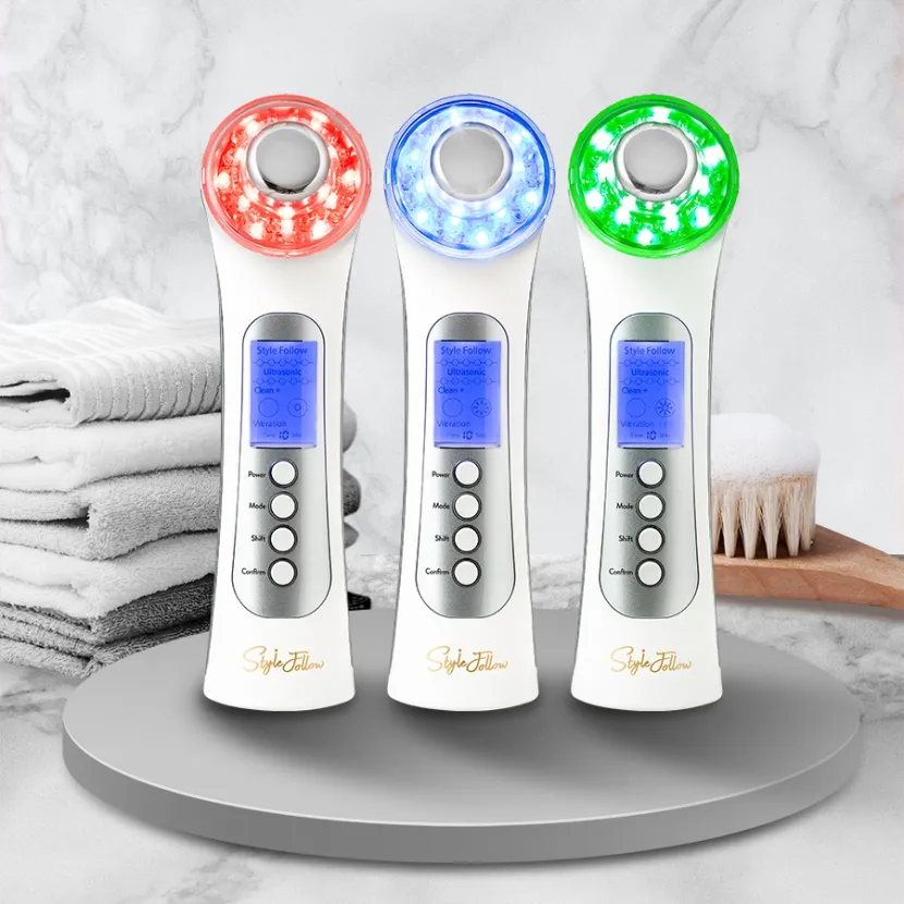 [스킨어블] 트루솔루션 초음파 LED 갈바닉 마사지기 고급형 (업체별도 무료배송)