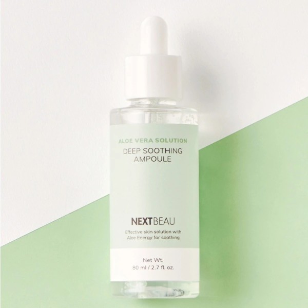[넥스트뷰] 알로에 베라 솔루션 딥 수딩 앰플 80ml +사은품 증정 (소진시종료)