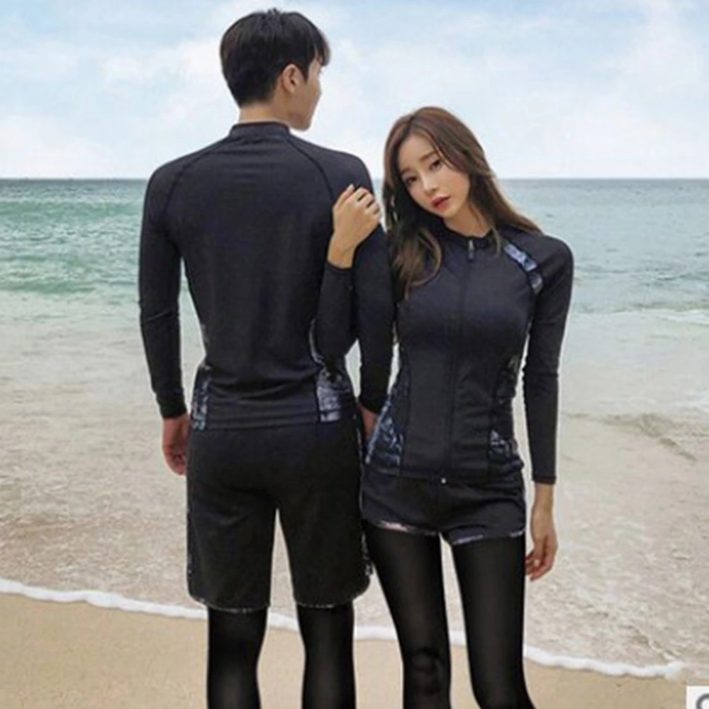 재고소진임박 메이리앤 플라워라인 커플 래쉬가드 세트 여성 남성 (업체별도 무료배송)